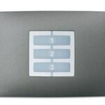 Placca a parete rettangolare, grafite