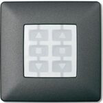 Placca a parete quadrata, grafite