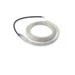 Luci di segnalazione con fissaggio ad innesto su lato superiore o inferiore dell'asta. Lunghezza 8 m