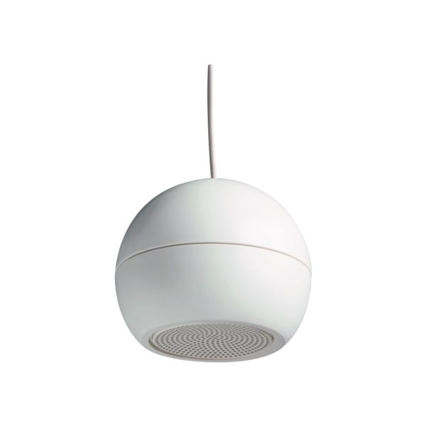 Diffusore pendente da soffitto, bassreflex a 2 vie, per sistemi di evacuazione vocale.