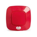 Segnalatore ottico acustico autoindirizzato rosso. 240 indirizzi completo di isolatore.