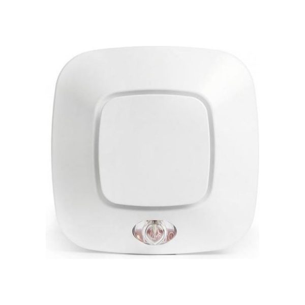 Segnalatore ottico acustico autoindirizzato bianco. 240 indirizzi completo di isolatore.