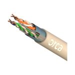 ORCA - Cavo schermato F-UTP Cat.5E, AWG 24, 4cp, guaina LSZH - CPR Class Eca - bianco (box. 305)