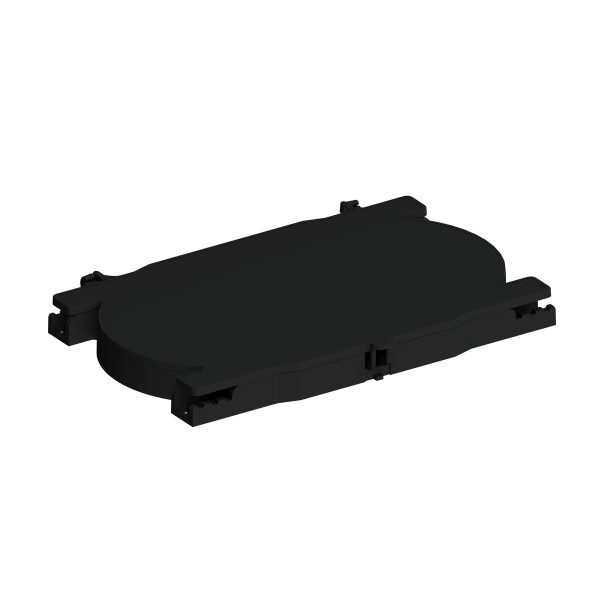 ORCA - Vassoio per 12/24 portagiunti termorestingenti per cassetto LITE - nero