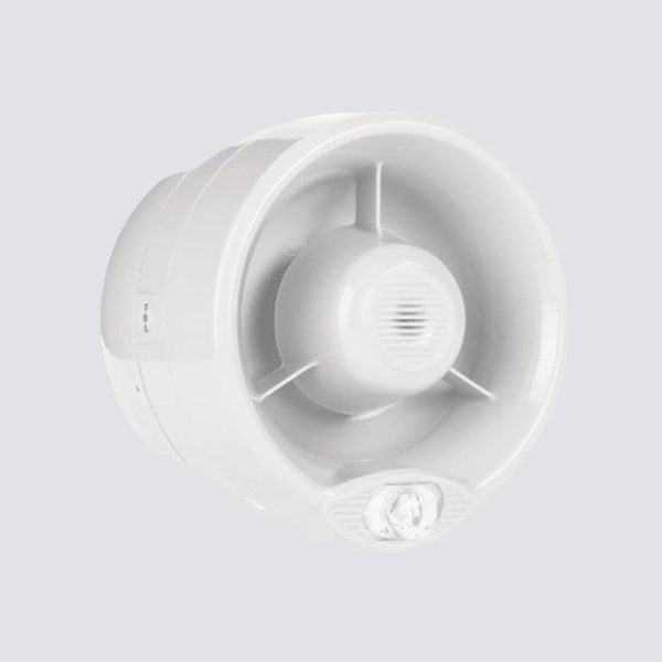 Sirena con lampeggiatore (Led Bianco) Wireless bi direzionale serie FireVibes.