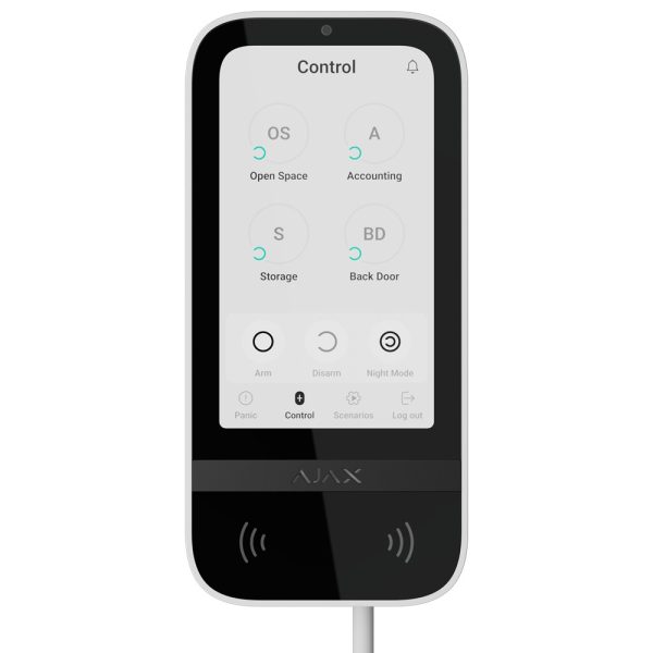 Superior KeyPad TouchScreen Fibra bianco