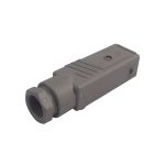 Connettore maschio Hirschmann Stas 3N grigio (da associare a 39.032)