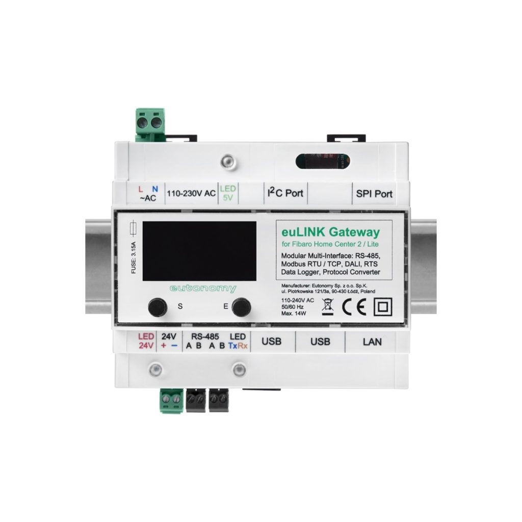 Gateway euLINK Full DALI/Modbus (Raspberry Pi 4B)
