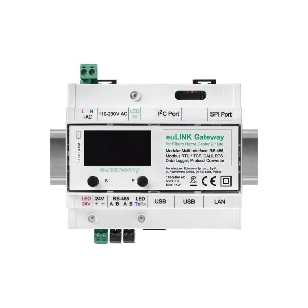 Gateway euLINK Lite DALI/Modbus (Raspberry Pi 3B+)