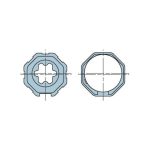 Ottagonale 40x(0,6÷0,8) ruota + corona