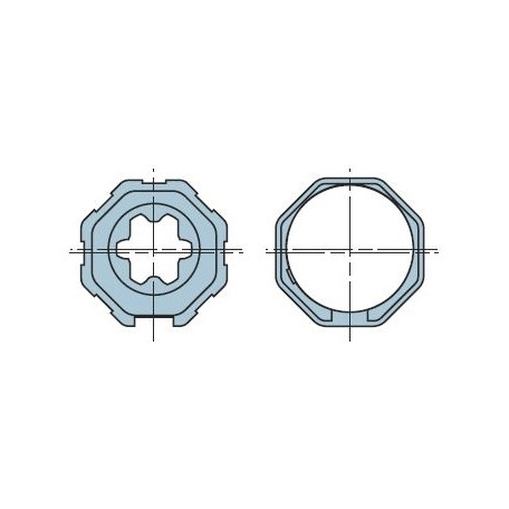 503.04000 Ottagonale 40x(0,6÷0,8) ruota + corona - immagine 1