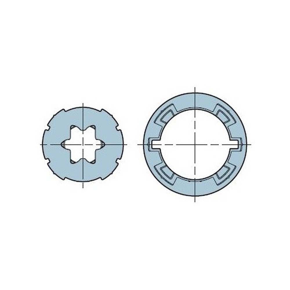 513.15200 Adattatore Ogiva 52x2 Benthin ruota + corona - immagine 1
