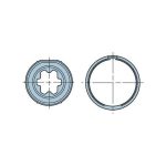 Adattatore Tondo 40x1 ruota + corona