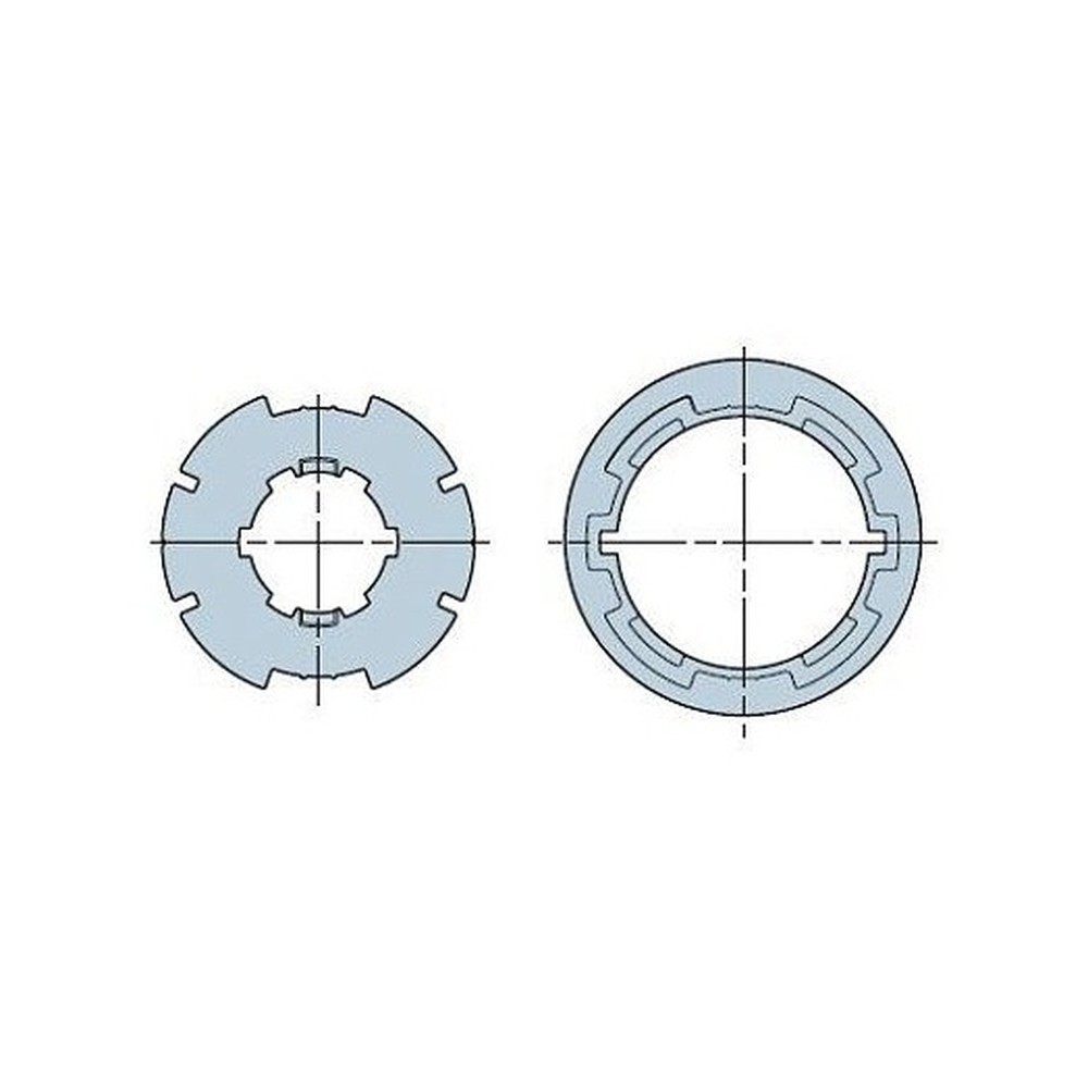 515.16500 Adattatore Ogiva 65x2,5 Benthin ruota + corona - immagine 1
