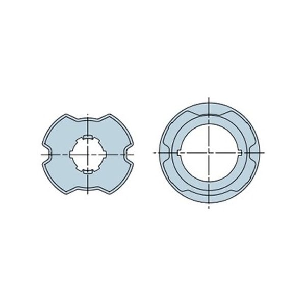 ZF80 ruota + corona