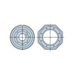 Adattatore tondo 102x(1,5÷2) ruota + corona