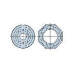 Adattatore tondo 108x3,5 ruota + corona