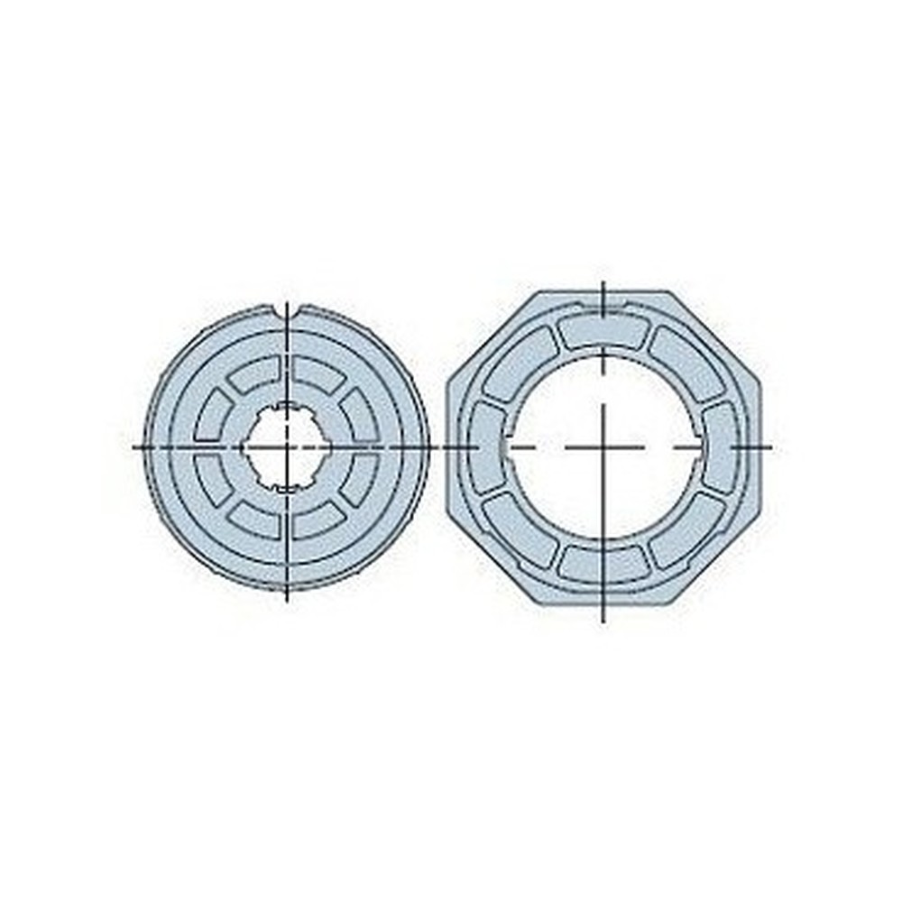 516.21020 Adattatore tondo 102x3 ruota + corona - immagine 1