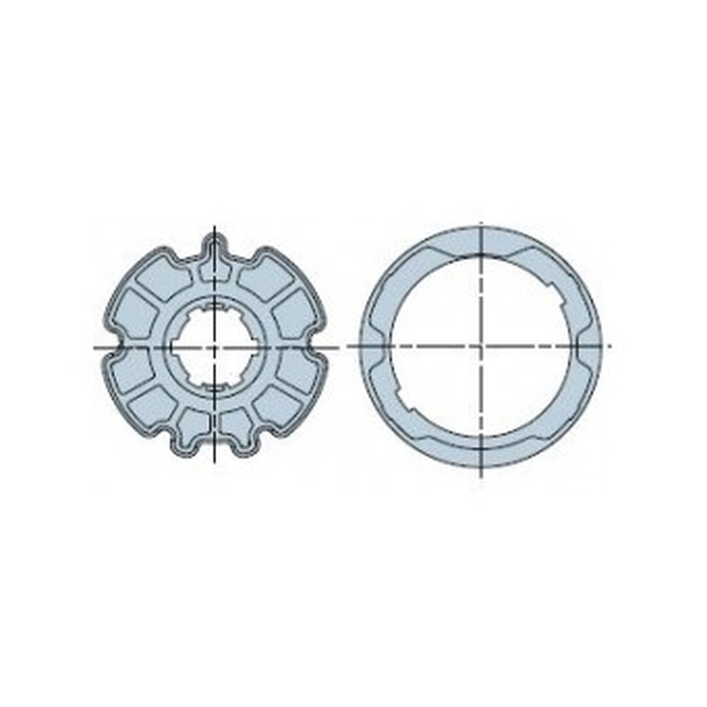 516.28000 Adattatore ZF80 ruota + corona - immagine 1