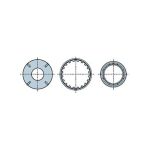 Tondo 159x4,5 mm con fori filettati M8 ruota + 2 corone ad innesto una sull'altra