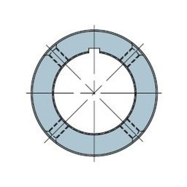 Tondo 98x2; 101,6x3,6 mm con fori filettati M8 ruota