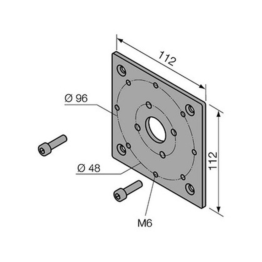 525.10060 Supporto 112x112 - immagine 1