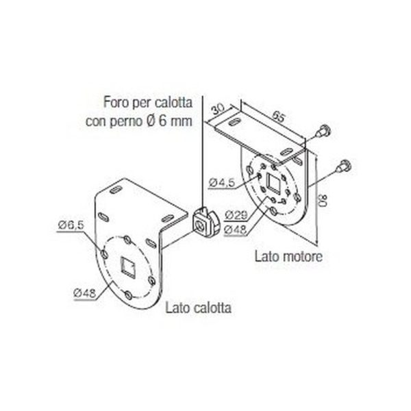 Kit per tende verticali, bianco (da associare a 575.12040 o 575.12050)