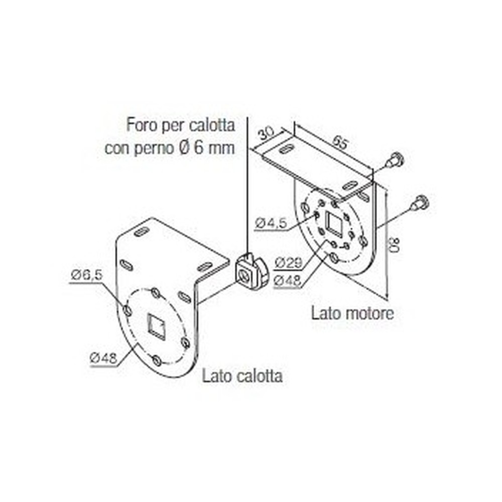 525.10070 Kit per tende verticali, bianco (da associare a 575.12040 o 575.12050) - immagine 1