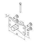 Perno quadro 10mm