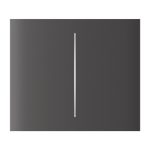CenterButton (2-gang) vertical [55] grigio