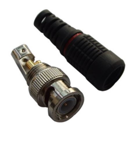 APBC13PN Connettore BNC a vite maschio con cover plastica per RG59 - immagine 1