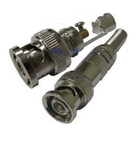 APBC13V Connettore BNC a vite maschio con cover metallica per RG59 - immagine 1