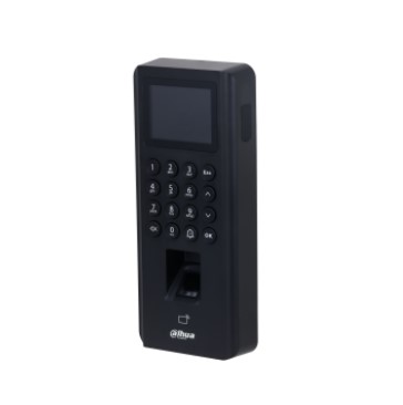 ASI2212J-PW Lettore standalone Wi-Fi PoE con display e tastiera meccanica, card 13.56 MHz, impronte, pswd - immagine 1