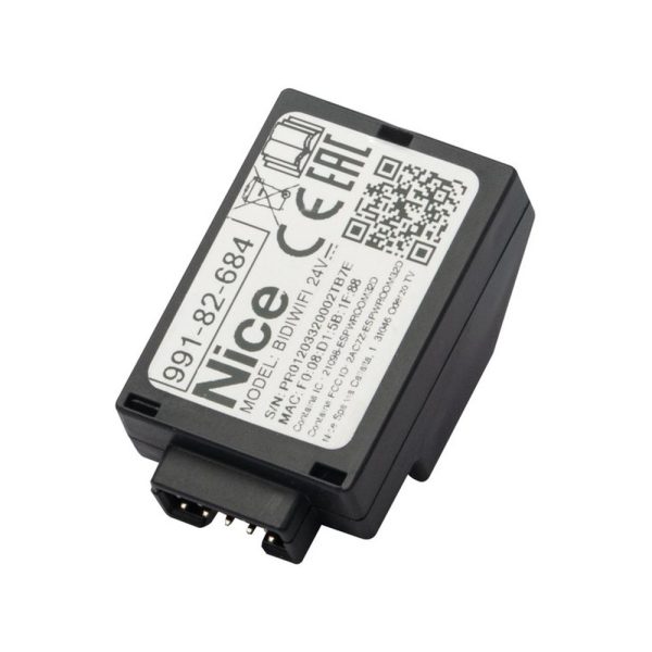 Interfaccia di programmazione tascabile, compatibile con tutte le automazioni Nice per cancelli e porte da garage con connettore Bus-T4.