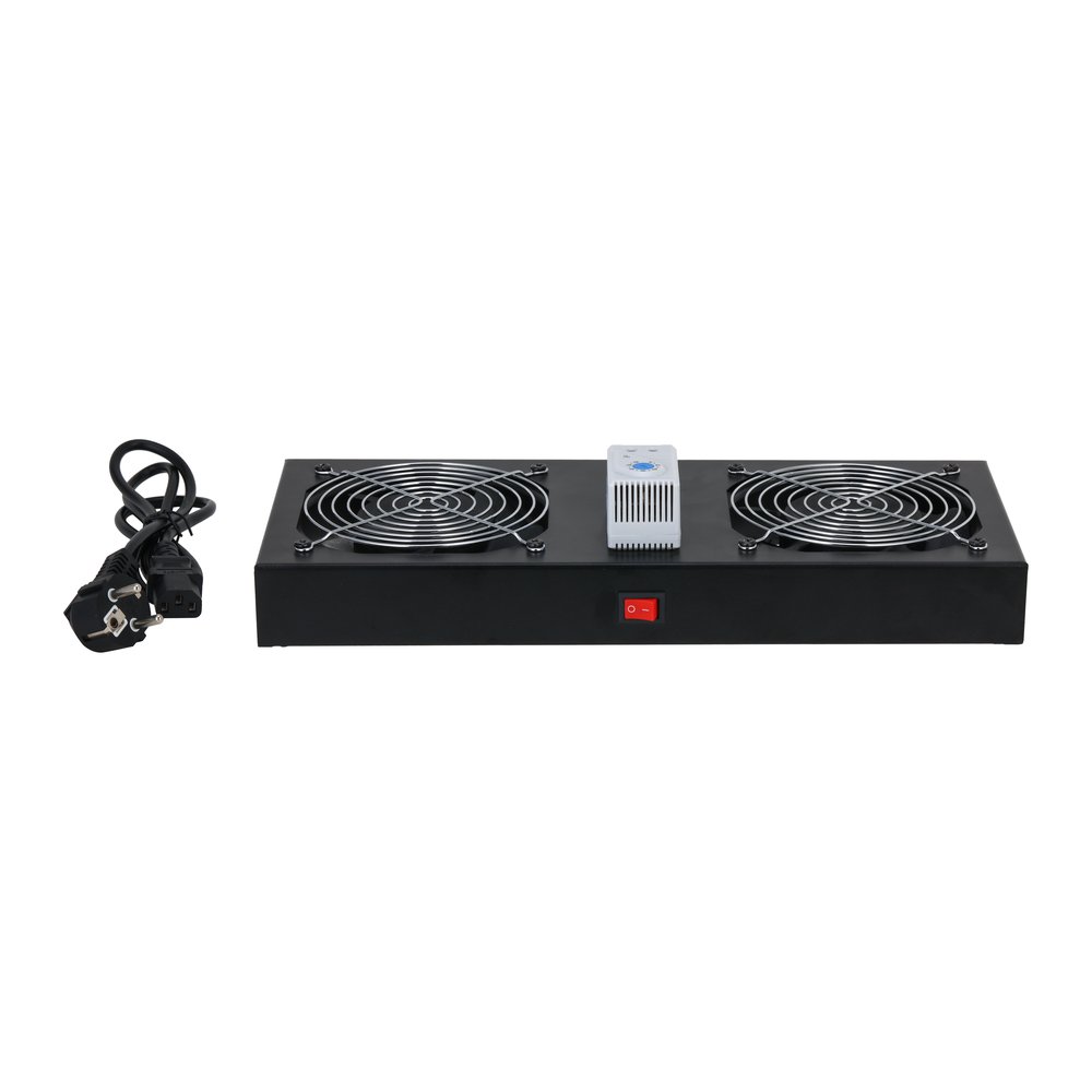 CFT02-T66 Fan a 2 unità per cabinet 18U - immagine 1