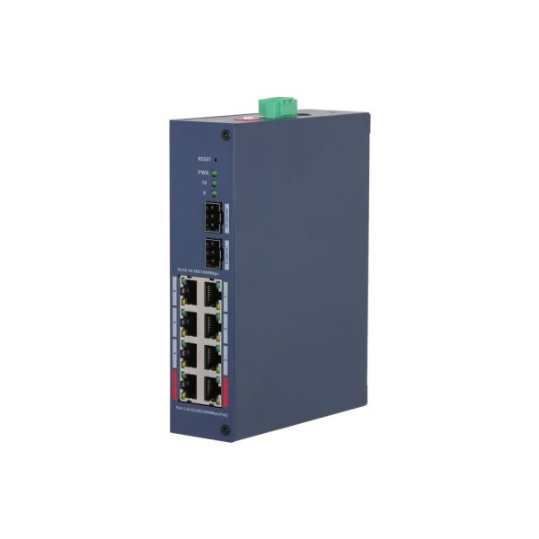 Switch hardened Cloud managed 10 porte Gigabit (8 PoE <60 W + 2 SFP)