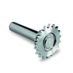Albero con pignone a 18 denti Ø albero 25,4 mm Ø int. corona 25,4 mm