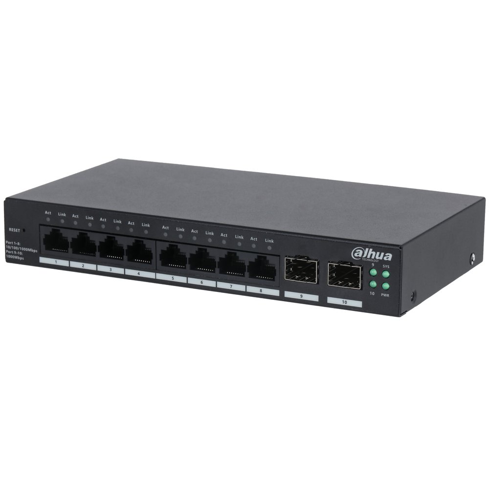 CS4210-8GT Switch Cloud Managed 10 porte Gigabit, case metallico - immagine 1