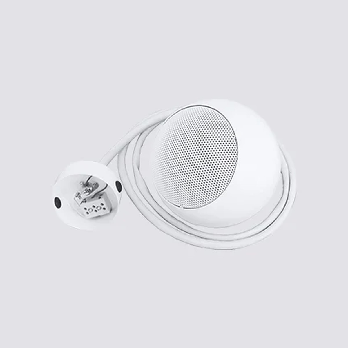 DELK 130/10 PP1 Diffusore a sfera pendente da soffitto per sistemi di evacuazione vocale. - immagine 1