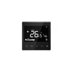 Termostato da incasso Fan4-Control per ventilconvettori a 4 tubi Z-Wave, nero