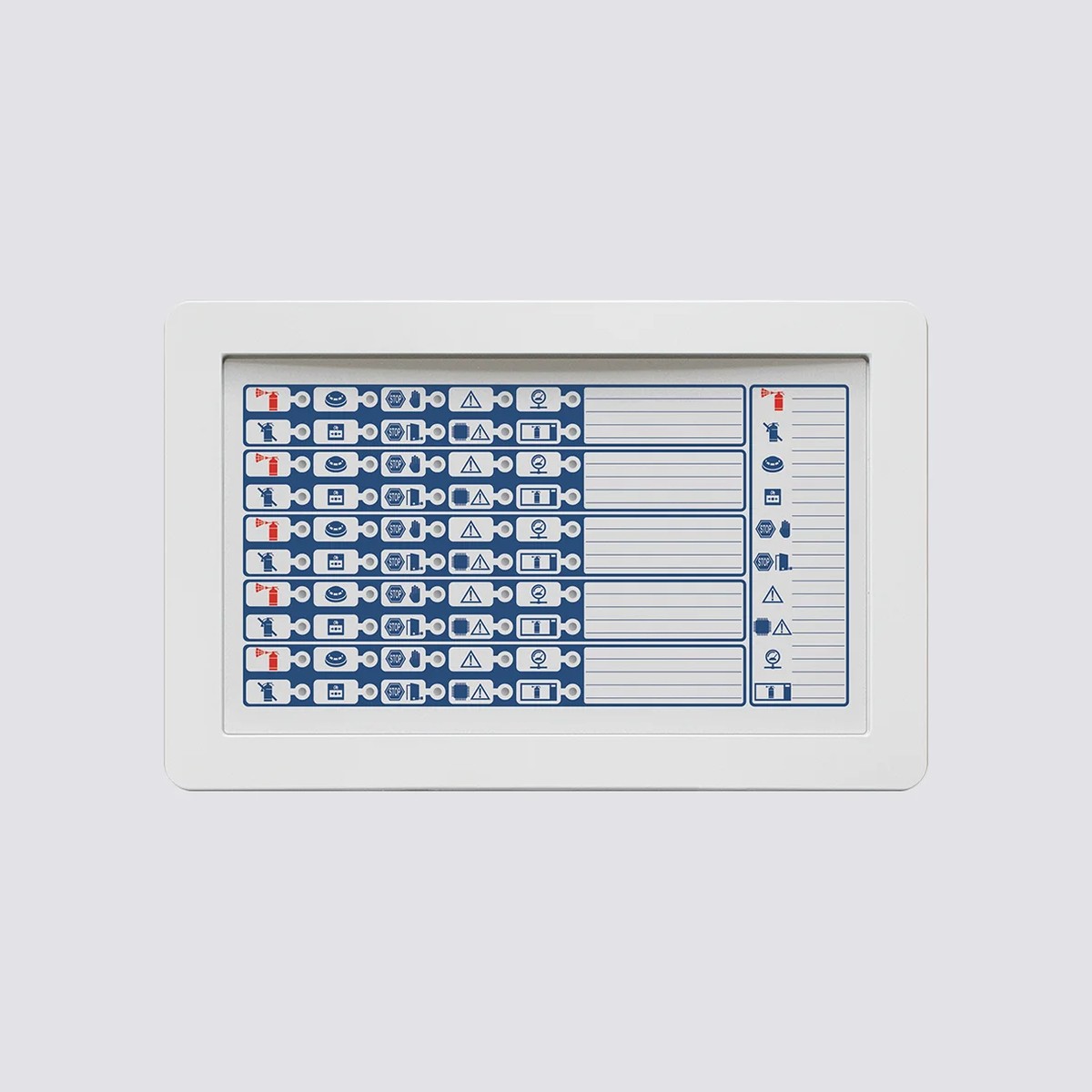 FPMEXT-L Modulo frontale dotato di 40 LEDs a tre colori che replicano i segnali di un massimo di 5. - immagine 1