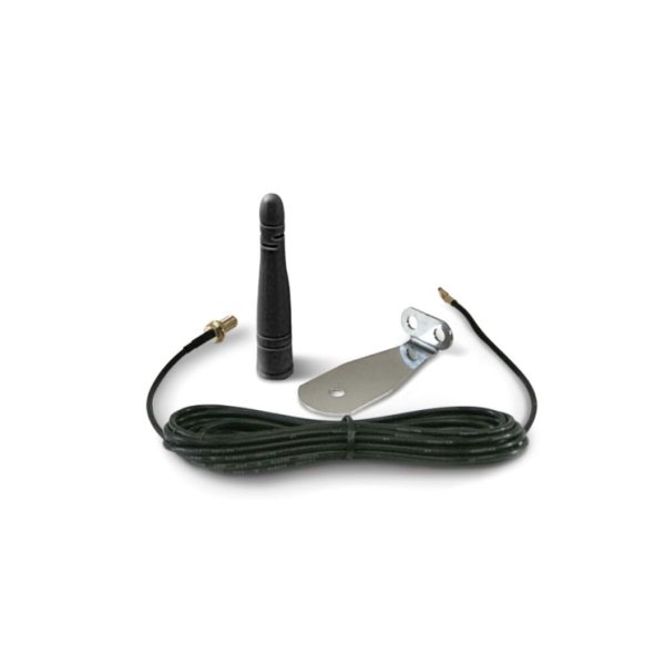 Inim GsmANT200N - Antenna GSM ad elevate prestazioni completa di staffa fissaggio a muro e cavo da 3mt. Nera.