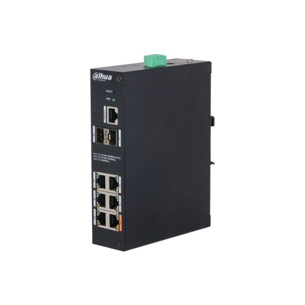 Switch hardened managed 8 porte Gigabit (4 PoE <60 W)