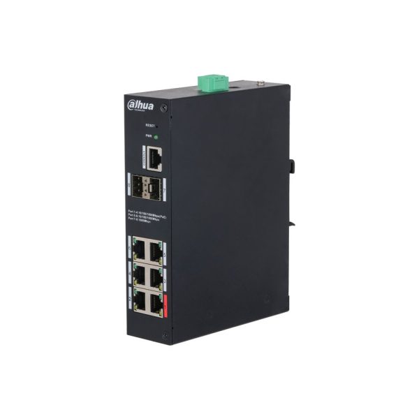 Switch hardened managed 8 porte Gigabit (4 PoE <90 W)