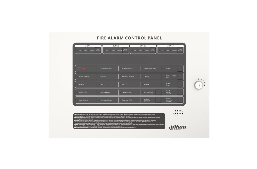 HY-C102-4L Centrale controllo convenzionale 4 zone - immagine 1