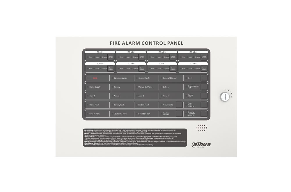 HY-C102-8L Centrale controllo convenzionale 8 zone - immagine 1