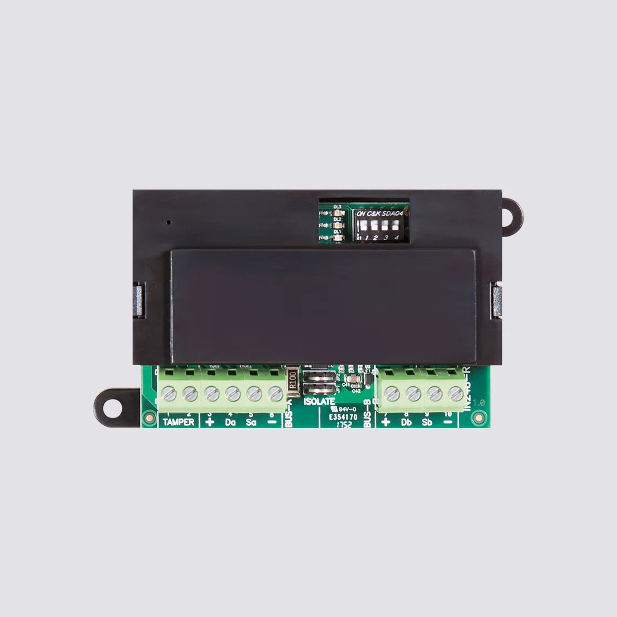 IB200/U Inim IB200/U - Isolatore I-Bus con rigenerazione dei dati e morsettiera a vista. - immagine 1