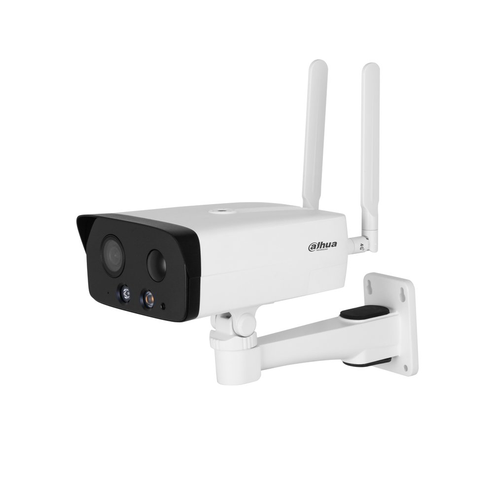 IPC-HFW3441DG-AS-4G-EAU-B Bullet IP AI 4G 4 MP 3.6 mm IR/LED audio PIR - immagine 1