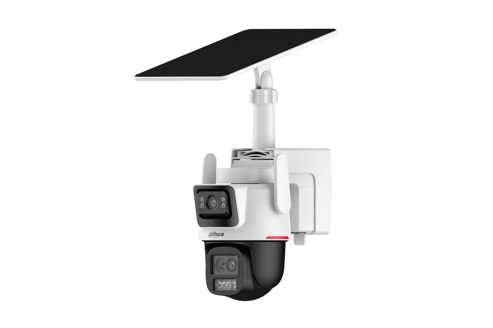 IPC-PTS2649C-3E3Z-4GB20-PRO PT IP AI 4G WizColor 2x3 MP 2.8/8.4 mm LED audio solar - immagine 1