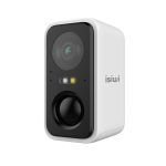 Telecamera a batteria Isiwi Wireless FLIP 2K Bullet fissa per esterno IR LED e SHOWCOLOR Audio Bidirezionale Sd Card IP65 Stand Alone batteria removibile da 5200 mAh - ISW-BBT3M